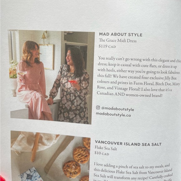 BNWT THE JILLY BOX FALL 2023 Grace Midi Dress - Picture 5 of 7